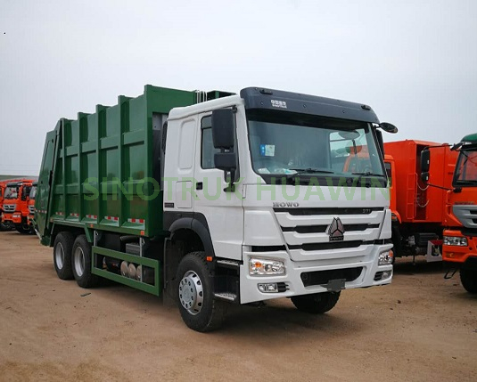 شاحنة ضاغطة القمامة Sinotruk Howo 6x4