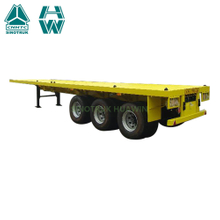 SINOTRUK 40FT 3 Axles Skeletal نصف مقطورة