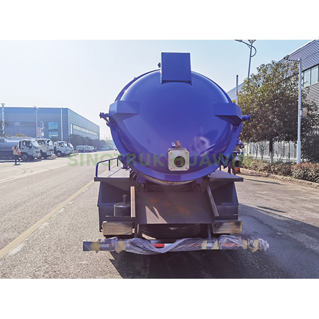 SINOTRUK HOWO 4X2 شاحنة الصرف الصحي لـ 10CBM