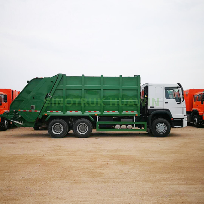 ساينو تراك HOWO 6X4 شاحنة القمامة الضاغطة 20CBM】