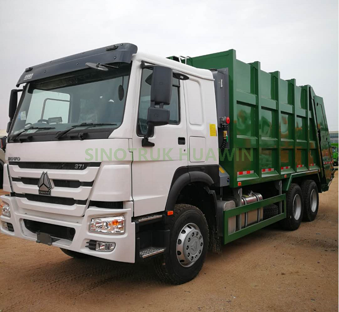 شاحنة ضاغطة القمامة Sinotruk Howo 6x4