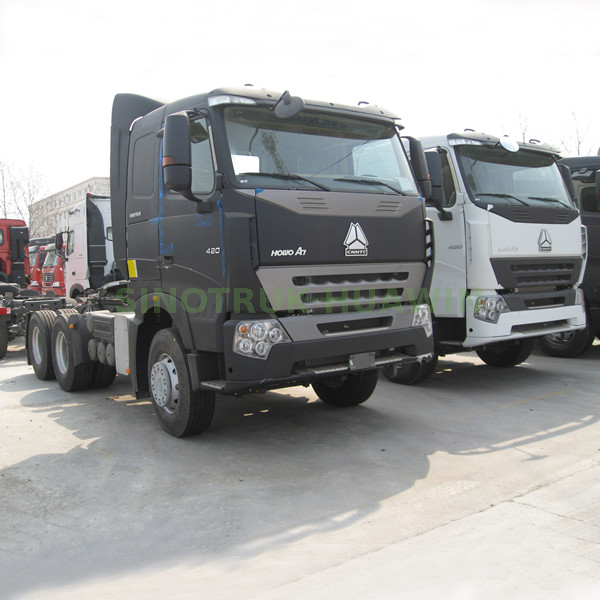 رأس جرار SINOTRUK A7 6X4 420hp CNG