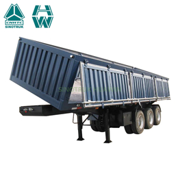 SINOTRUK 3 Axles Side قلابة نصف مقطورة