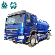 SINOTRUK HOWO 4X2 شاحنة الصرف الصحي لـ 10CBM