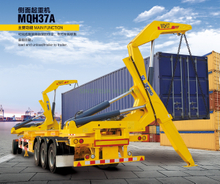 20FT Container Sidelifter Container Side Load Crane نصف مقطورة