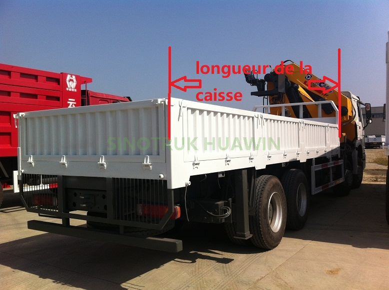 شاحنة رافعة SINOTRUK HOWO 8x4
