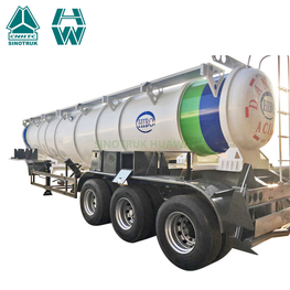 نصف مقطورة SINOTRUK HOWO Acid Tanker