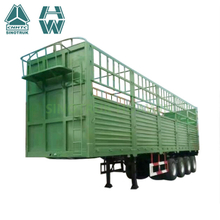 SINOTRUK جودة عالية 3 Axle Storehouse نصف مقطورة لأفريقيا