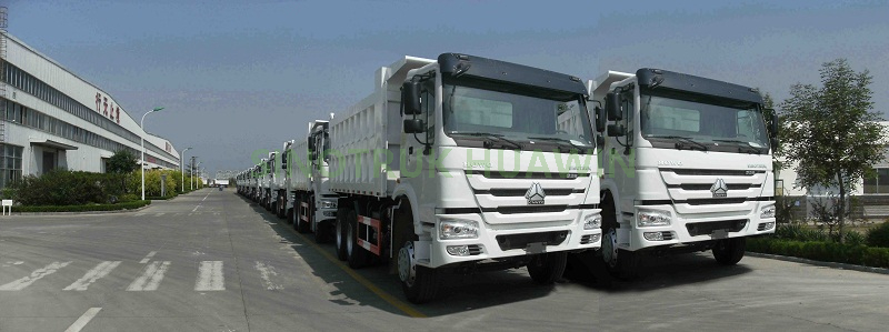 SINOTRUK HOWO 6X4 Front Tipping يسار محرك اليد اليمنى شاحنة قلابة