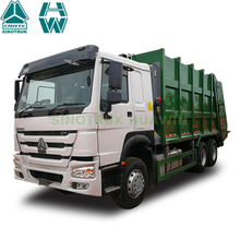 ساينو تراك HOWO 6X4 شاحنة القمامة الضاغطة 20CBM】