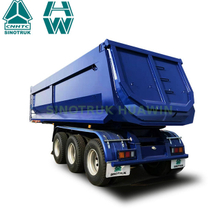 3-axle U Shape قلابة نصف مقطورة