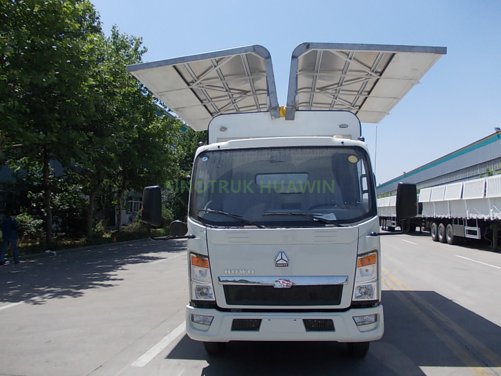ساينو تراك HOWO 4X2 Wing Van Truck