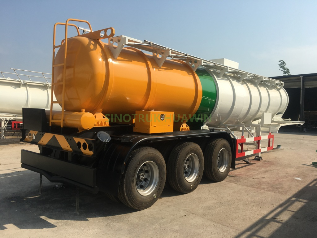 نصف مقطورة SINOTRUK HOWO Acid Tanker
