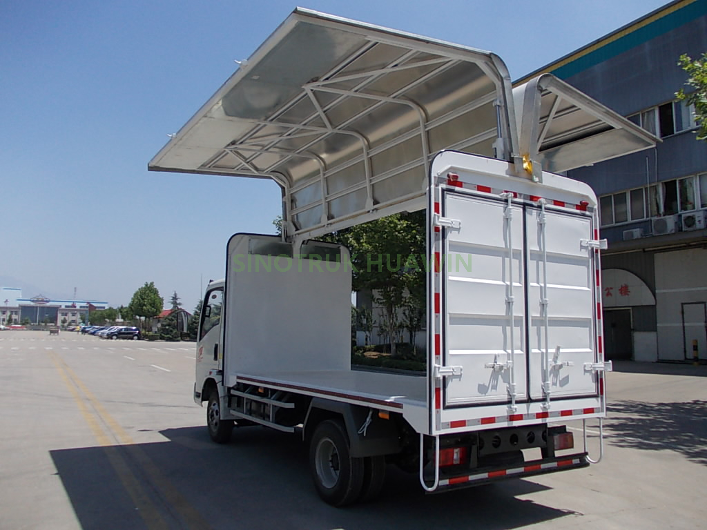 ساينو تراك HOWO 4X2 Wing Van Truck